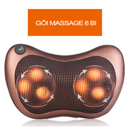 Gối massage hồng ngoại MAGIC 6 bi - M106