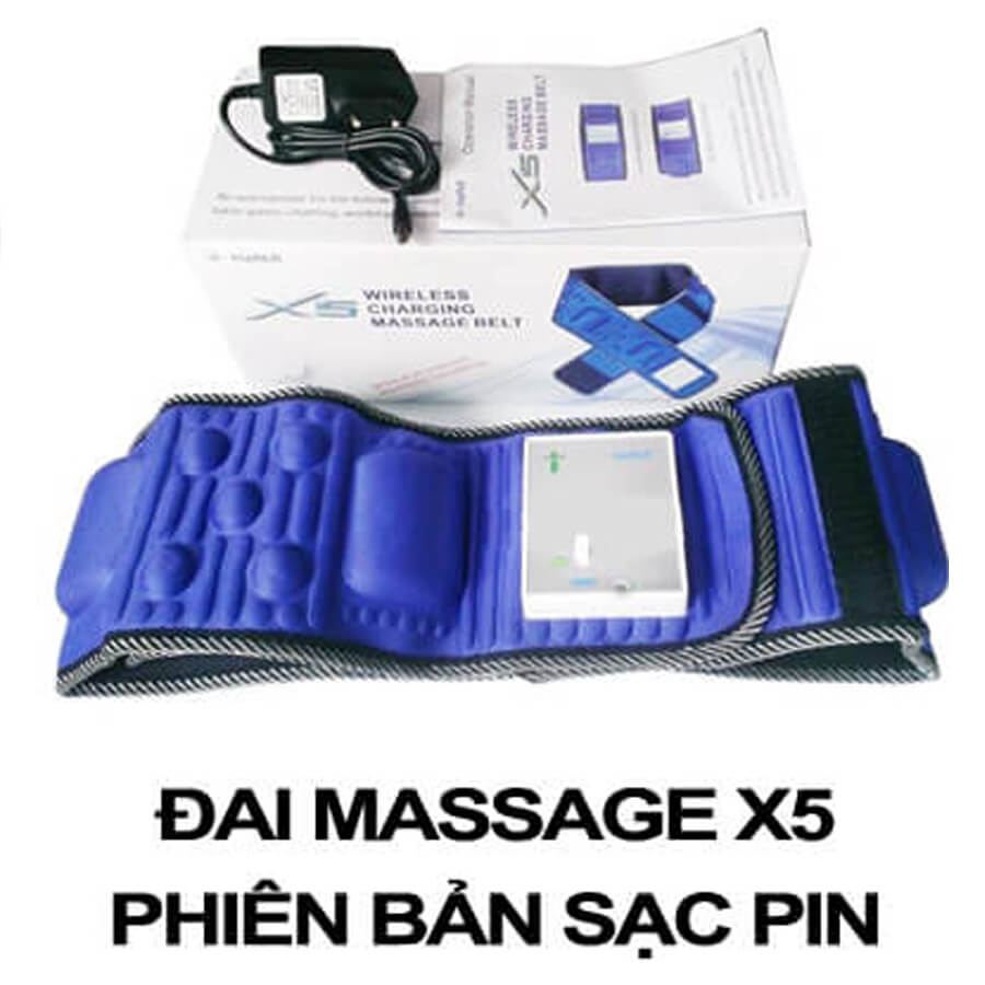 Đai Massage X5 Sạc Điện Hàn Quốc